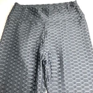 Mix Women's Tik Tok  Booty Butt Leggings Pants Size L/XL Dark Gray Yoga
